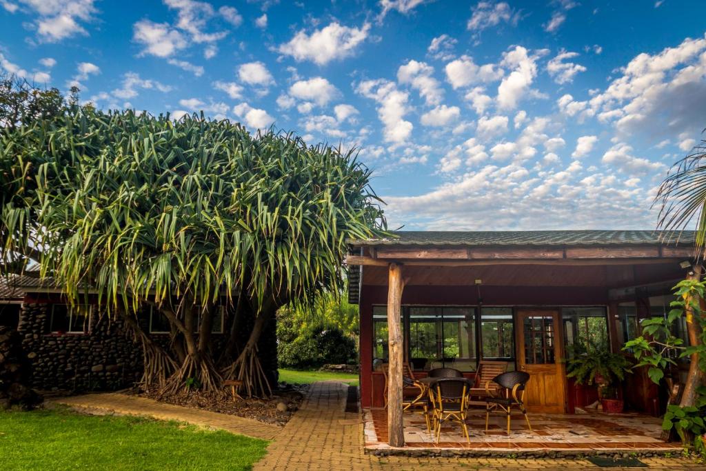 Zahrada ubytování Pikera Uri Eco Lodge