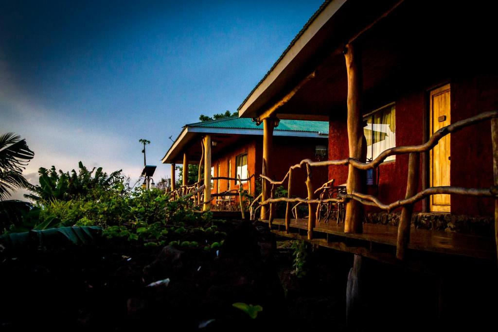 Zahrada ubytování Pikera Uri Eco Lodge