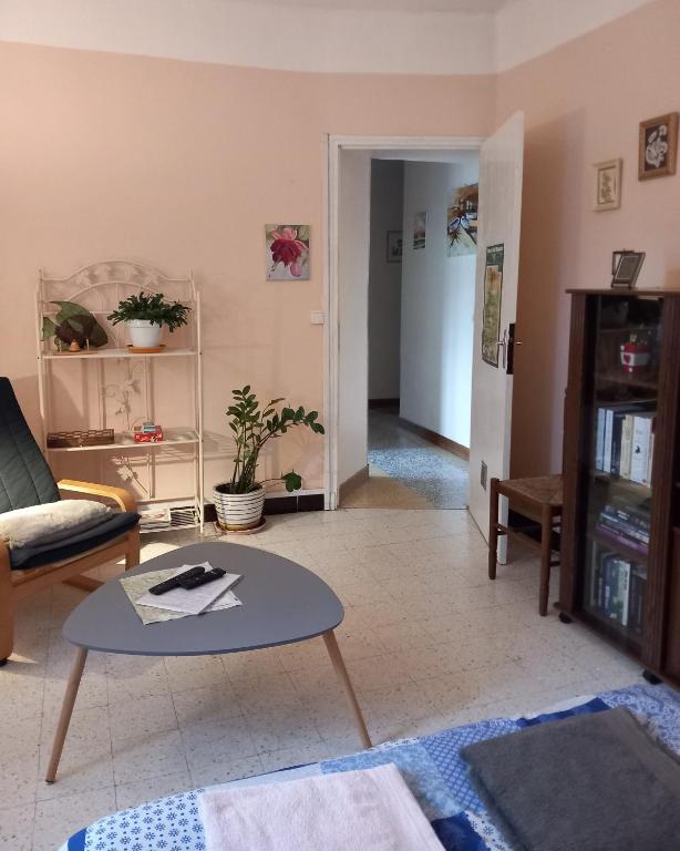 Гостиная зона в Appartement Le Vigan