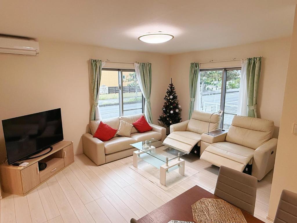 Χώρος καθιστικού στο Solf潮崎