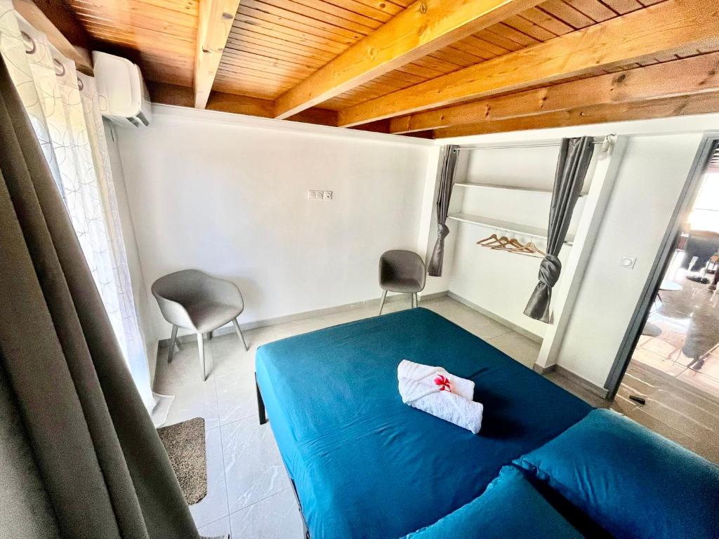 Postel nebo postele na pokoji v ubytování Maison de standing à 5 minutes de la plage