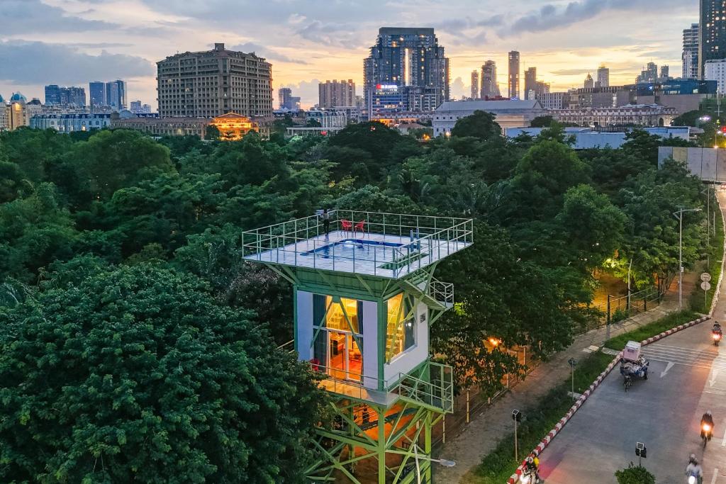 Το κτήριο όπου στεγάζεται  το bed & breakfast