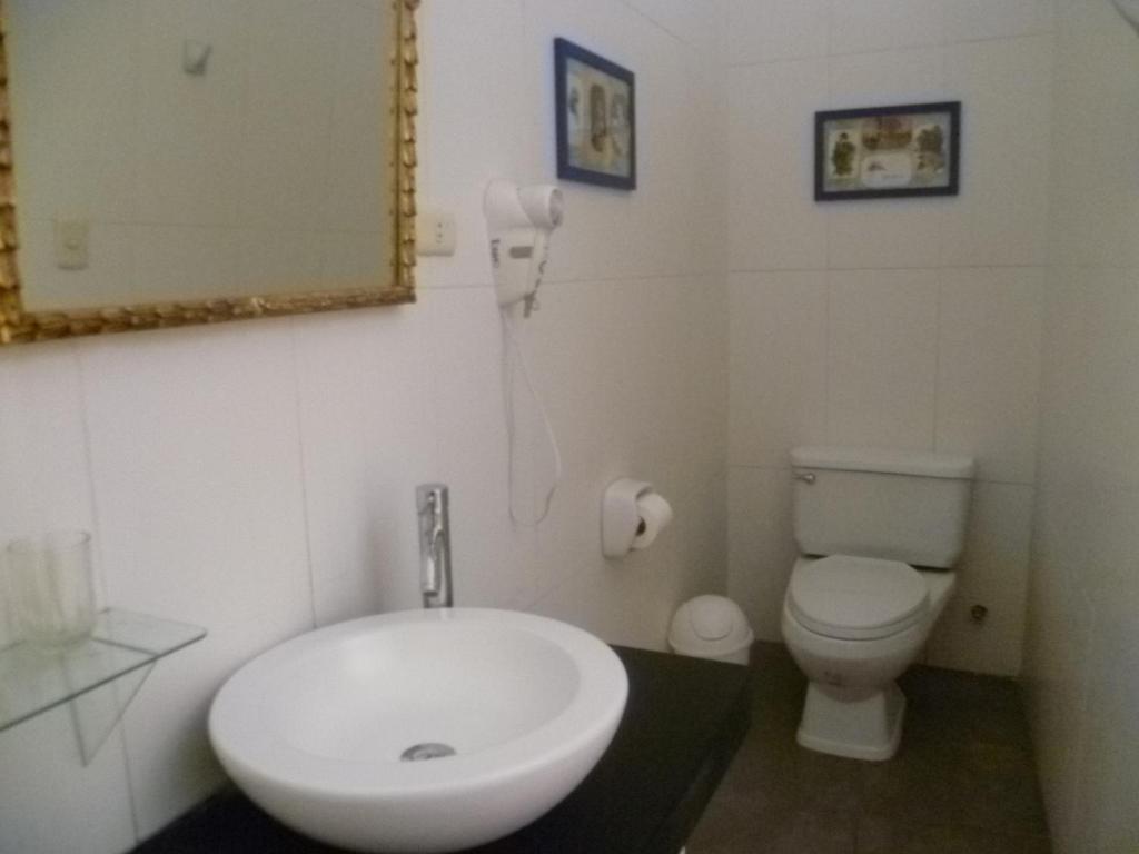 Koupelna v ubytování La Casa de Melgar