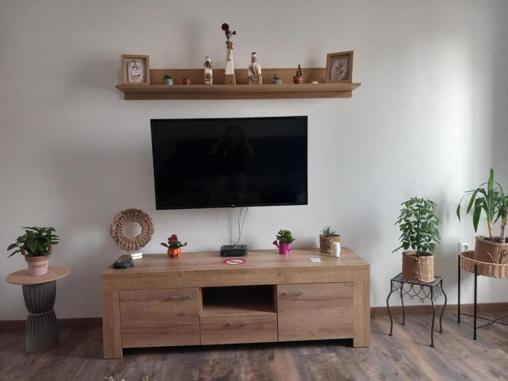 Μια τηλεόραση ή/και κέντρο ψυχαγωγίας στο Apartman DEA