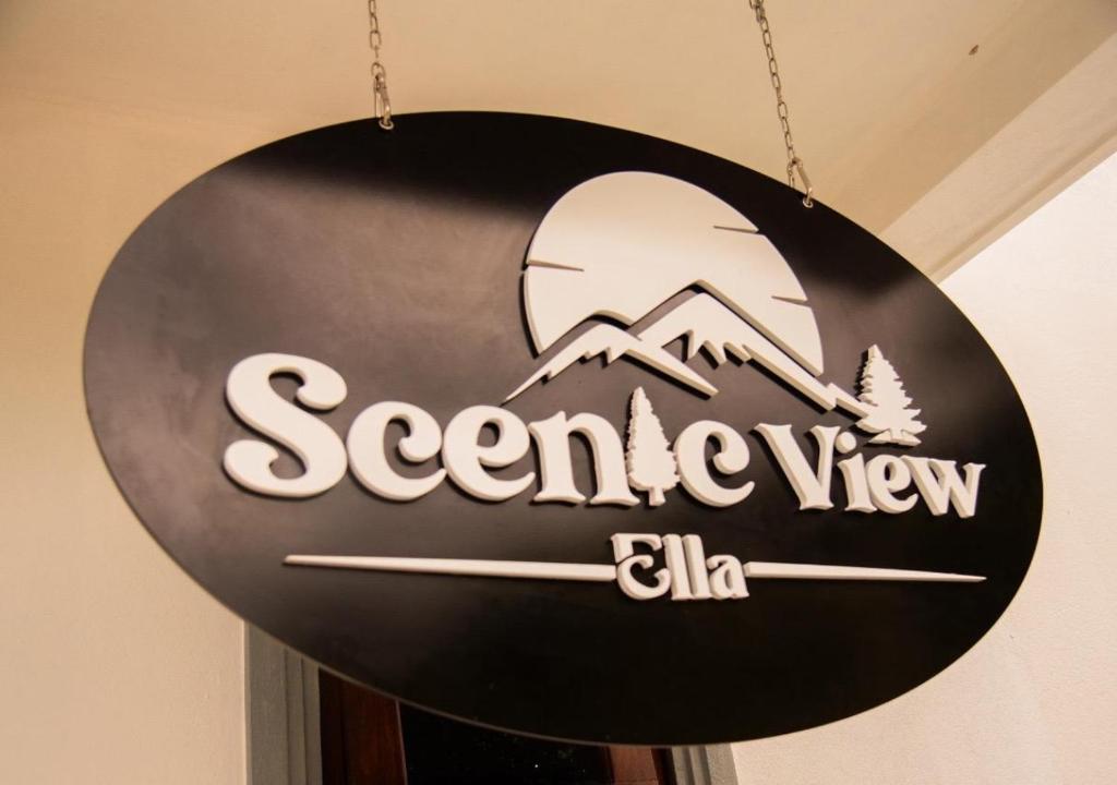 a sign that reads seperate view glitz hanging on a wall at Scenic View - Ella in Ella