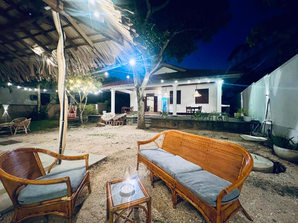 Χώρος καθιστικού στο Cactus Beach - Tangalle