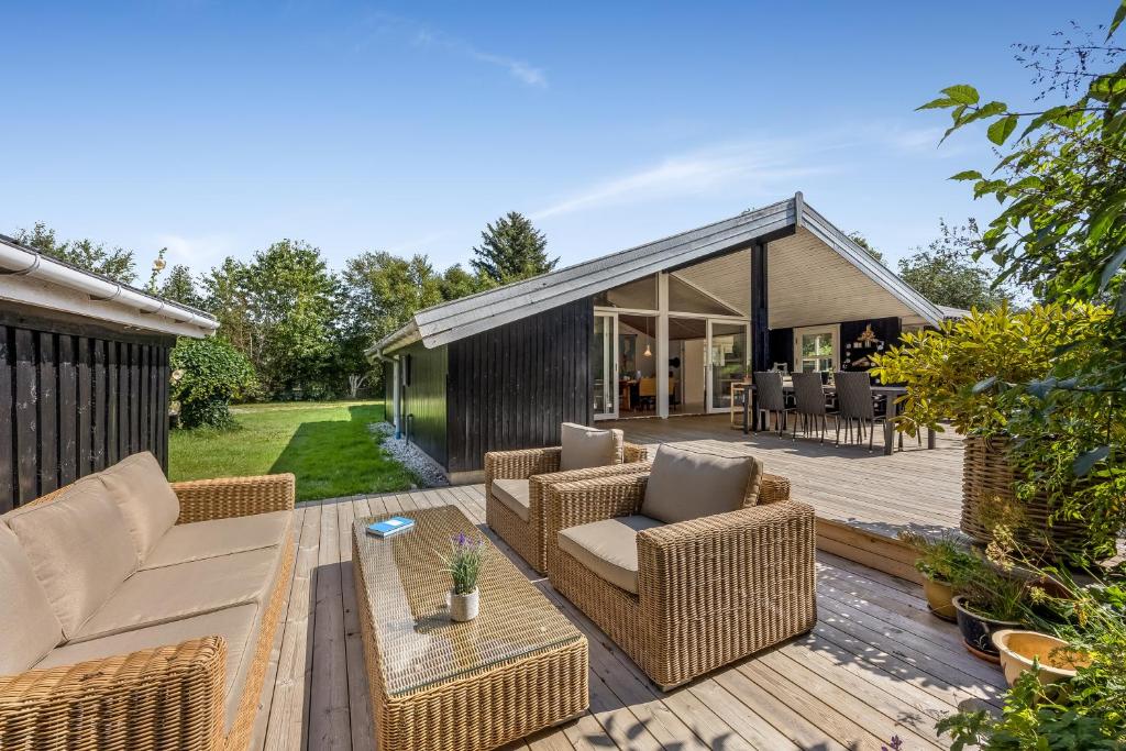 Χώρος καθιστικού στο Rævlingehuset