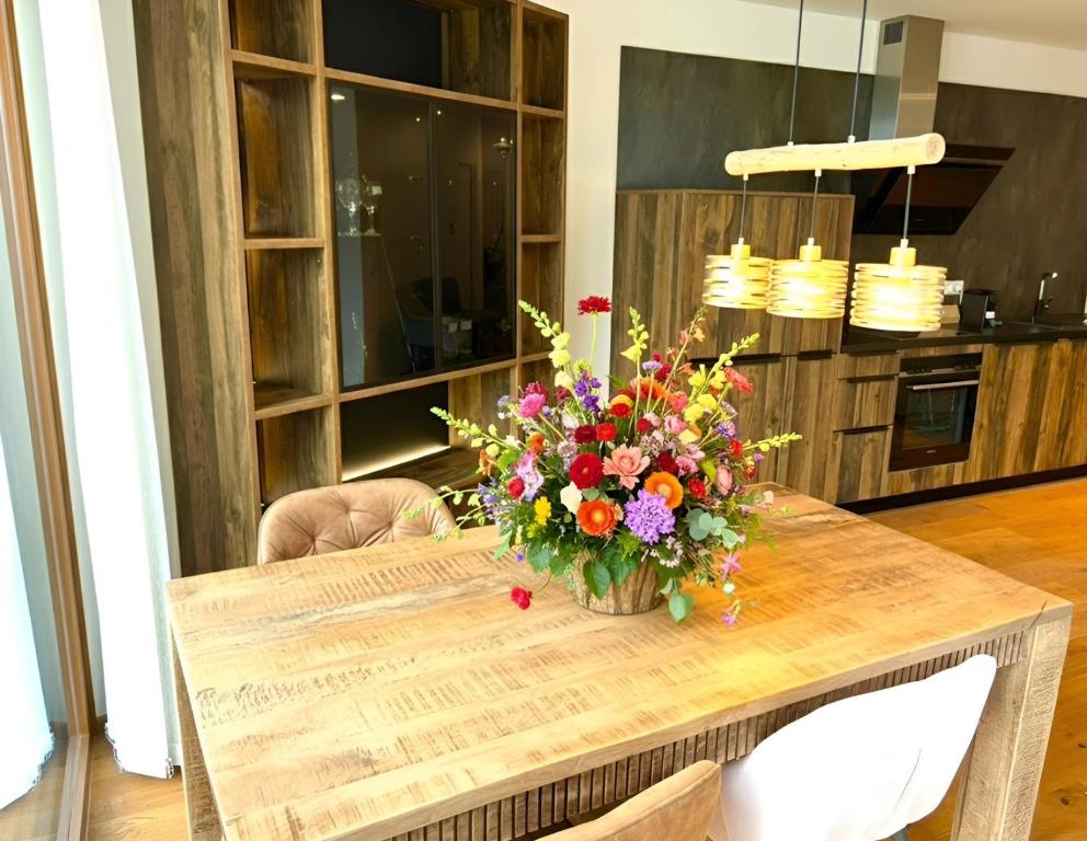 Η κουζίνα ή μικρή κουζίνα στο Heustadl Innsbruck