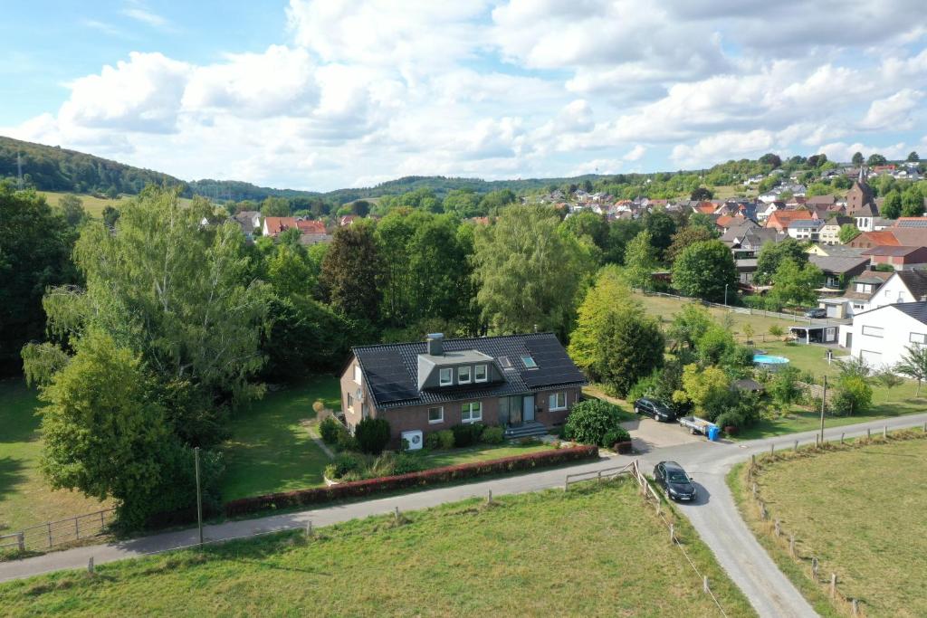 ヘクスターにあるWesernest Schulzの村家屋上空