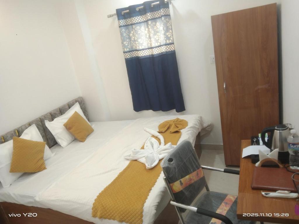 Ένα ή περισσότερα κρεβάτια σε δωμάτιο στο Hotel stump