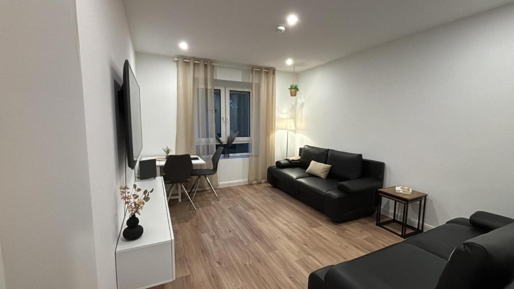 Posezení v ubytování Heide-deluxe