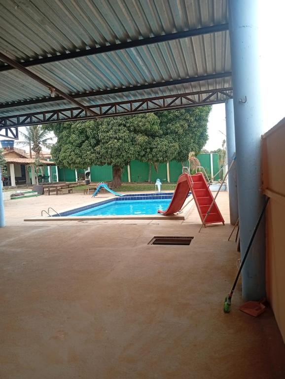 Bazén v ubytování Espaço relax nebo v jeho okolí