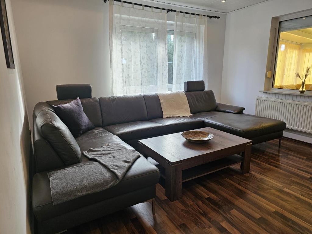 Ein Sitzbereich in der Unterkunft Ferien mit der ganzen Familie