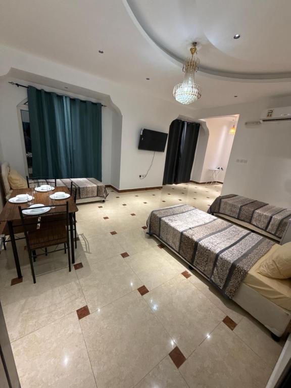 TV a/nebo společenská místnost v ubytování Marlik hostel