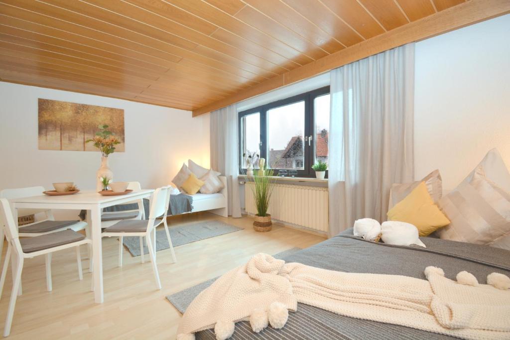 Postel nebo postele na pokoji v ubytování Gun01