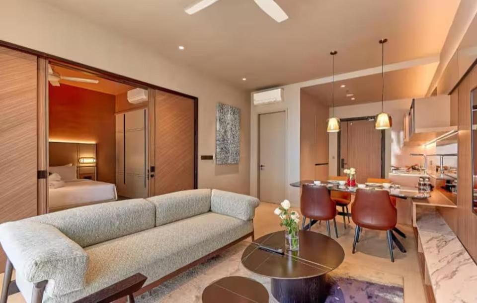 Χώρος καθιστικού στο 2R2B Luxury Suites 3R2B Whirlpool Suites Antara Genting