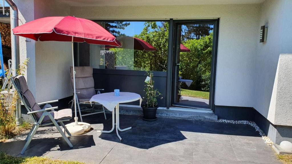 Κήπος έξω από το Ferienwohnung An der Talsperre