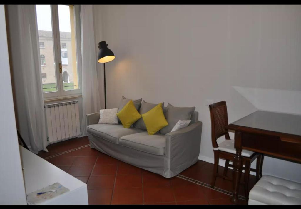 Χώρος καθιστικού στο Suite Loggetta 2