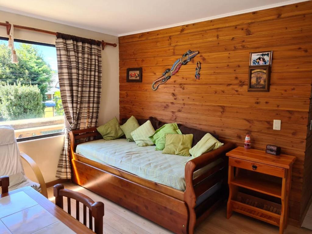 Postel nebo postele na pokoji v ubytování Playa LincanRay