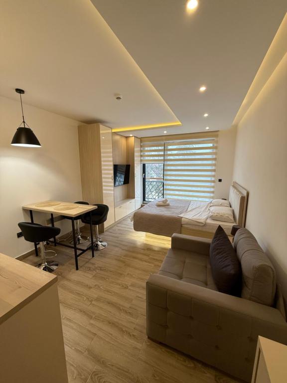 Khu vực ghế ngồi tại Apartman SEVN