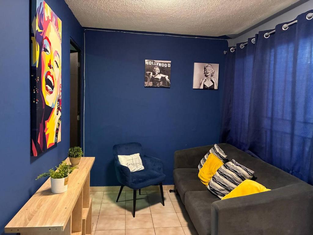 Posezení v ubytování Depa en el Corazon de la Zona Dorada Y Playa