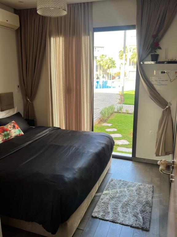Postel nebo postele na pokoji v ubytování Luxuary appartment in Agadir Bay
