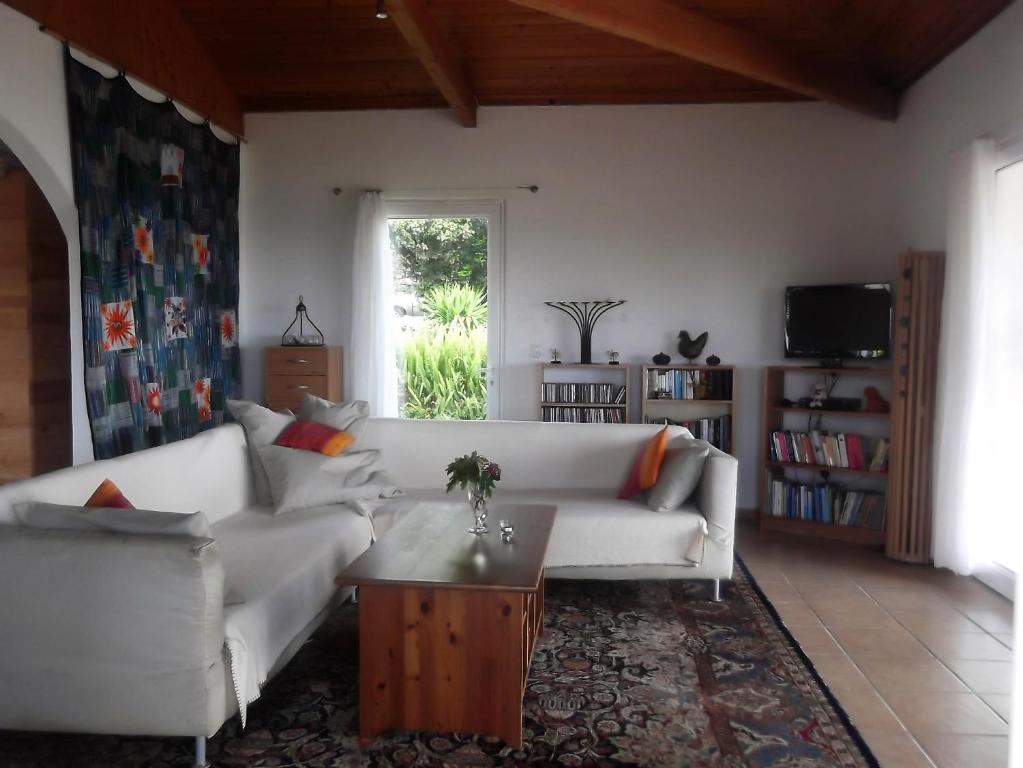 Posezení v ubytování Casa Farrobo