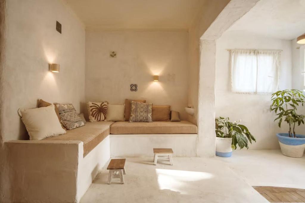 Χώρος καθιστικού στο Casa Alma