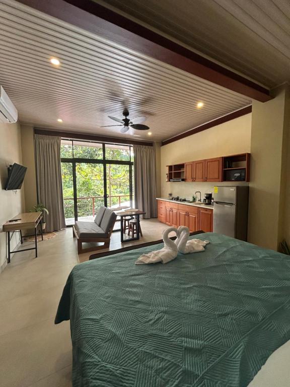 Η κουζίνα ή μικρή κουζίνα στο Apartamentos Margarita 1