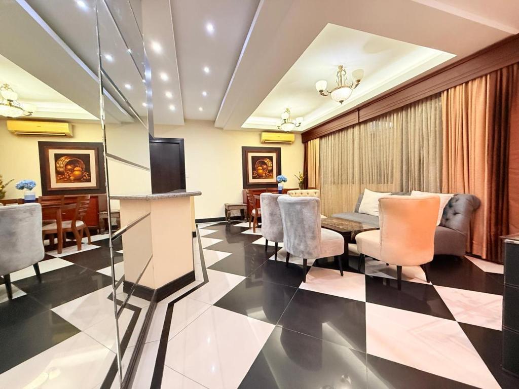 Posezení v ubytování Moderno Apartamento Familiar en Zona Exclusiva - 2 habitaciones