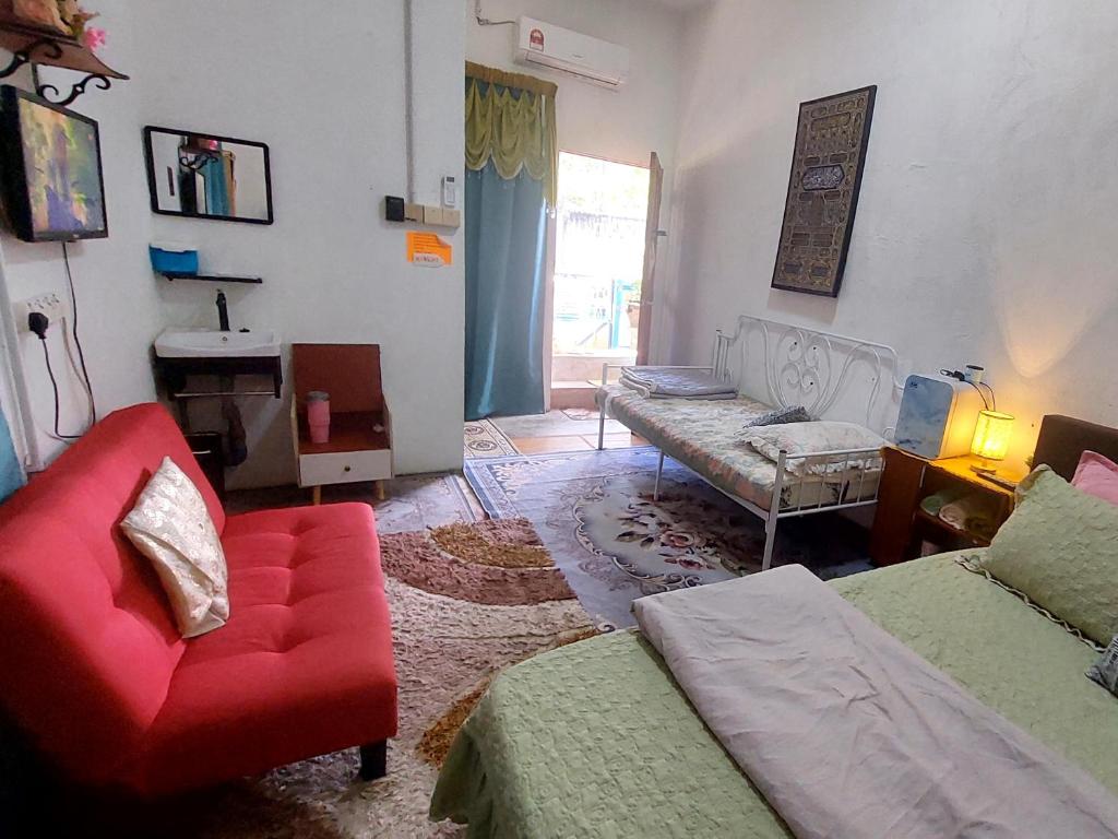 Posezení v ubytování Cassa Bonda Std Family Room