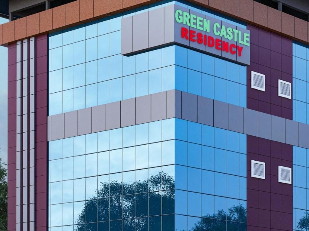 Budova, kde se aparthotel nachází