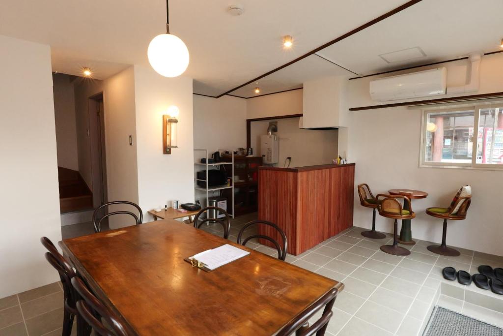 Køkken eller tekøkken på 佐藤理容Inn