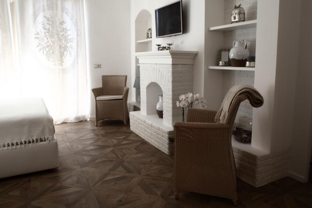 TV a/nebo společenská místnost v ubytování Casa Fioravanti