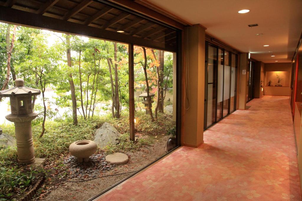 Zahrada ubytování Hotel New Kotobuki