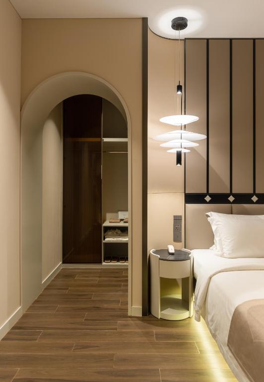 Phòng có giường cỡ King với Bồn tắm Spa