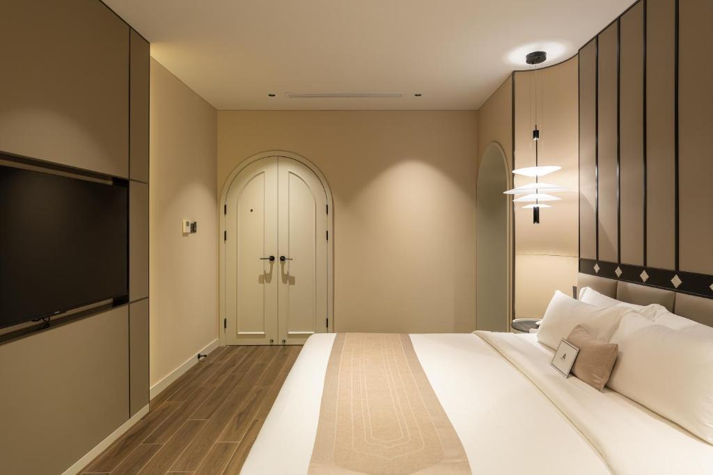 Phòng có giường cỡ King với Bồn tắm Spa