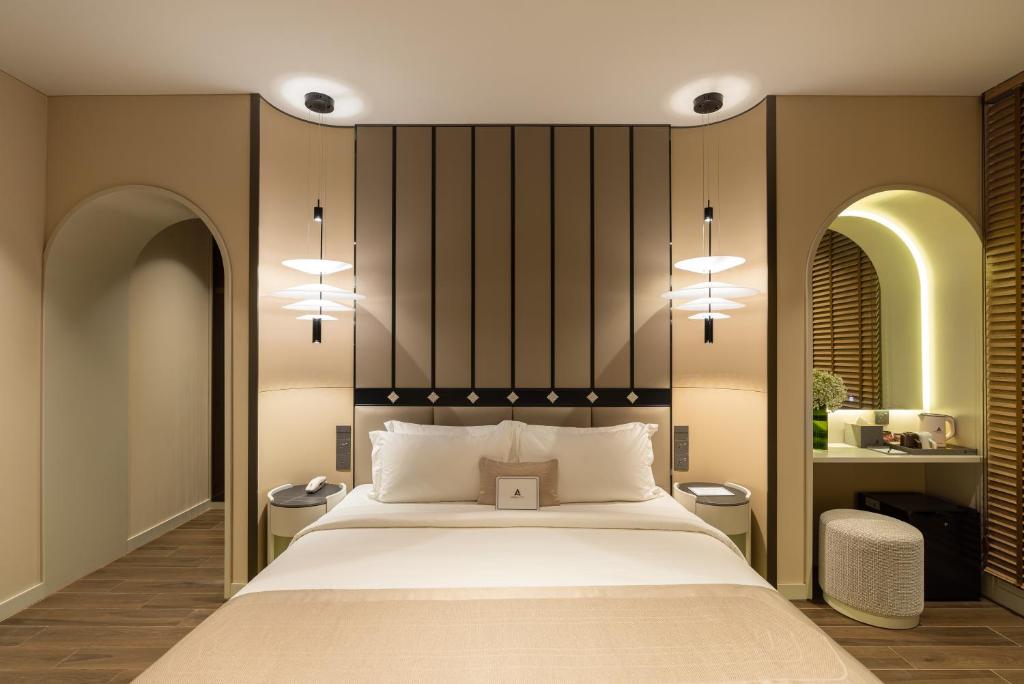 Phòng có giường cỡ King với Bồn tắm Spa