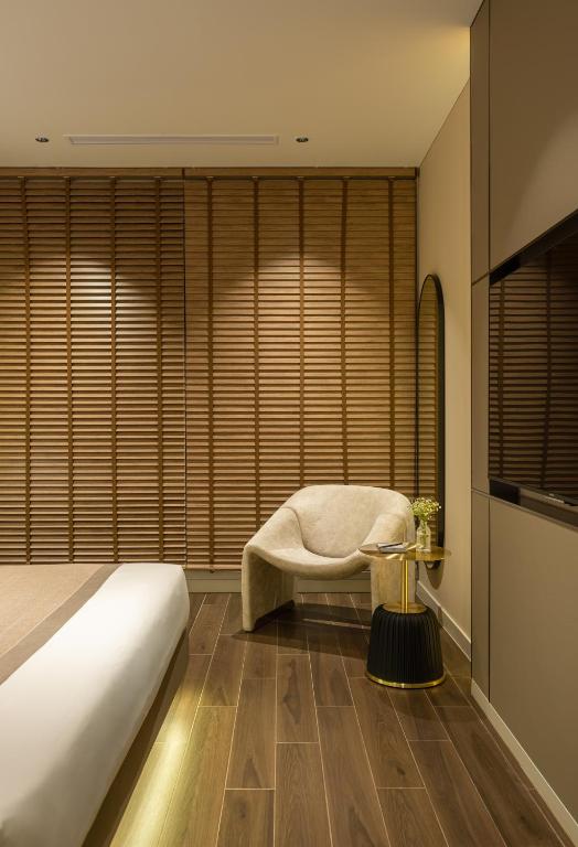 Phòng có giường cỡ King với Bồn tắm Spa