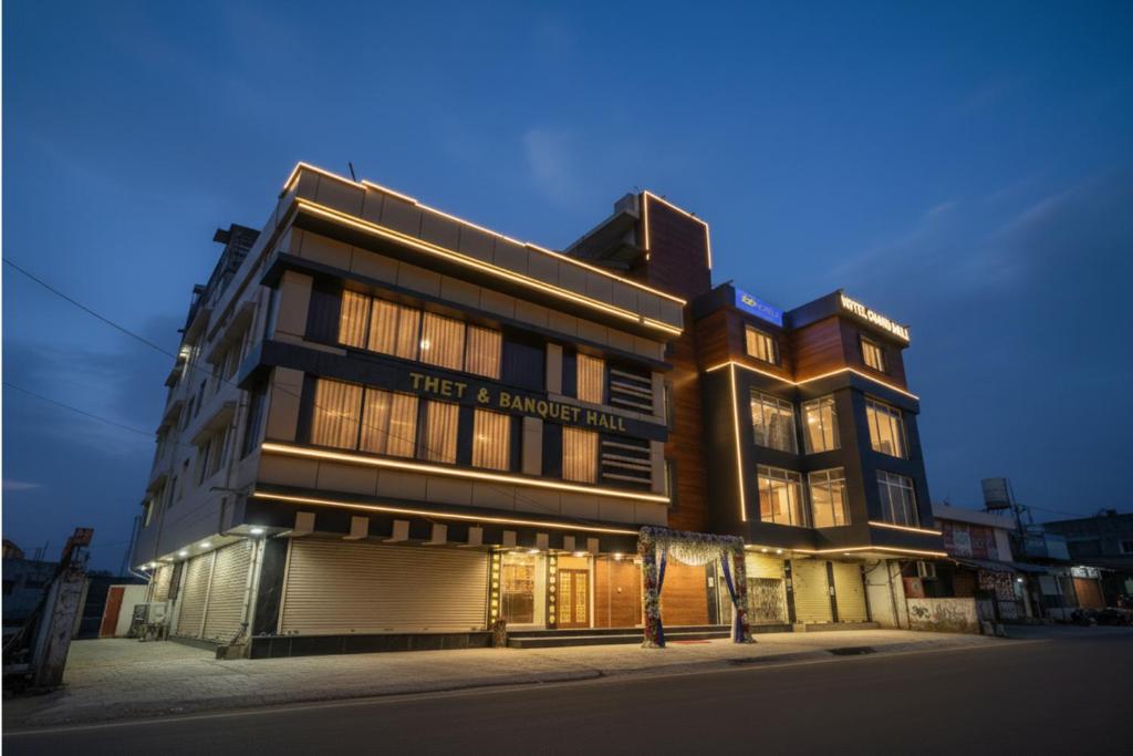 a building with the words first orangevelt on it at FabHotel Grand Arya in Patna