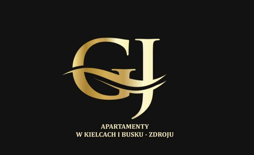a gold letter psi with aventricular at Apartament Uzdrowiskowy HYGGE GJ I in Busko-Zdrój