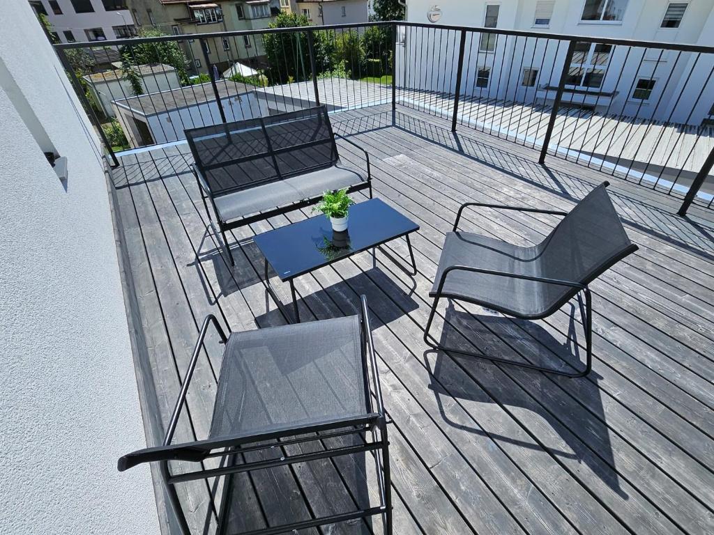 Μπαλκόνι ή βεράντα στο Work & Stay Tailfingen