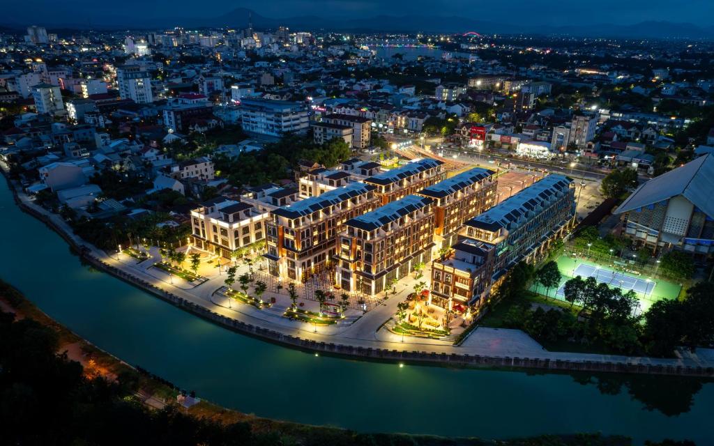 Γενική άποψη της πόλης Thôn Lại Thê ή θέα της πόλης από  αυτό το ξενοδοχείο