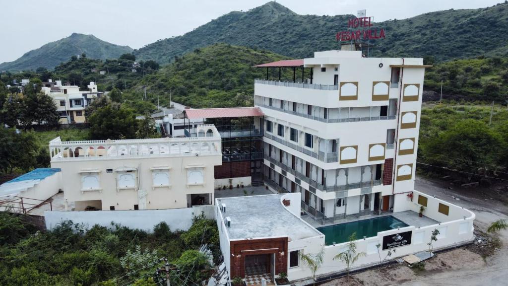 an aerial view of the hotel at Kesar Villa By DSR Group in Bedla