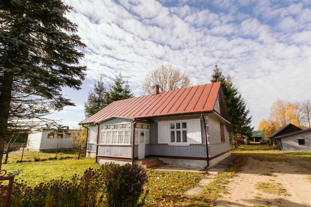 Bygningen som feriehuset ligger i