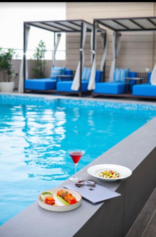 Πισίνα στο ή κοντά στο Cloud stay