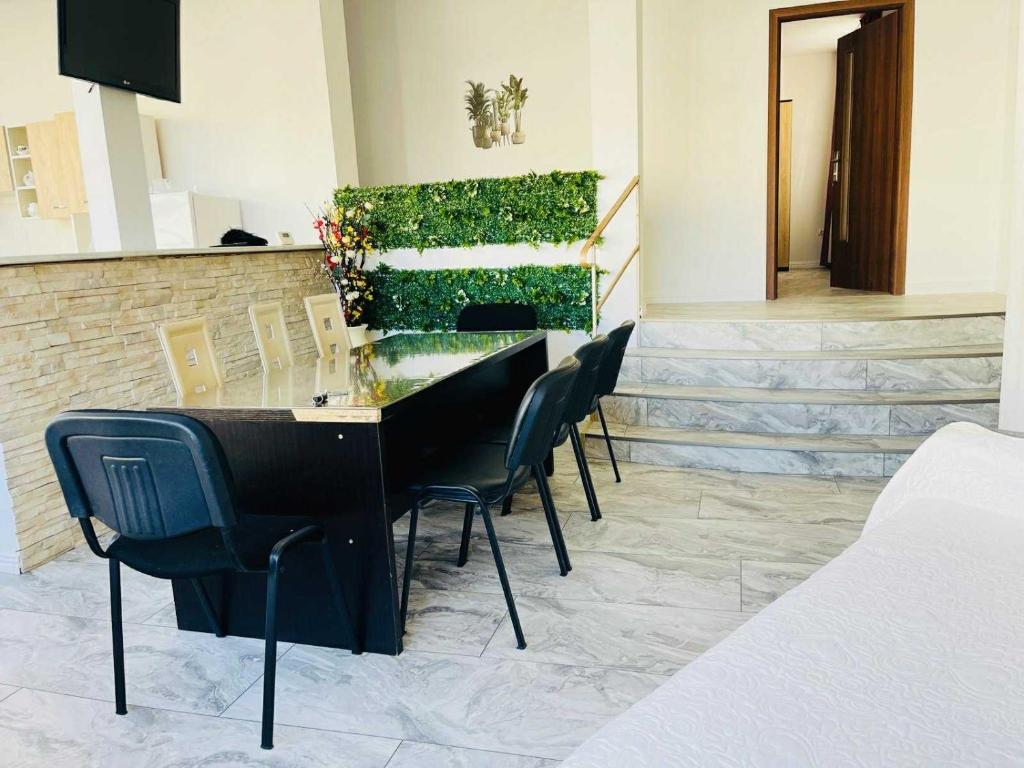 Χώρος καθιστικού στο Oty Residence 2 Iasi