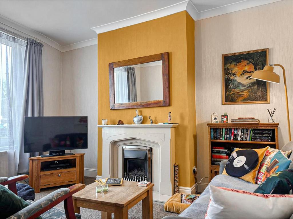 Et tv og/eller underholdning på Bold Venture Cottage