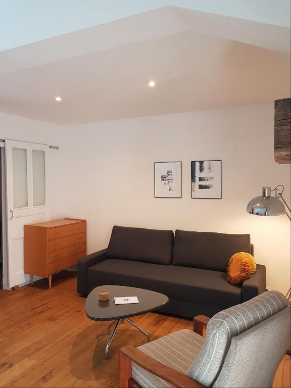 Posezení v ubytování Dacoté Duplex