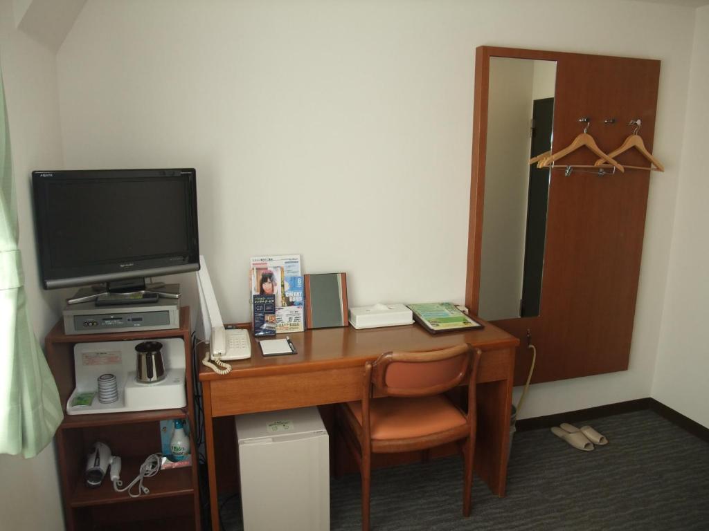 TV a/nebo společenská místnost v ubytování Hotel Tateshina